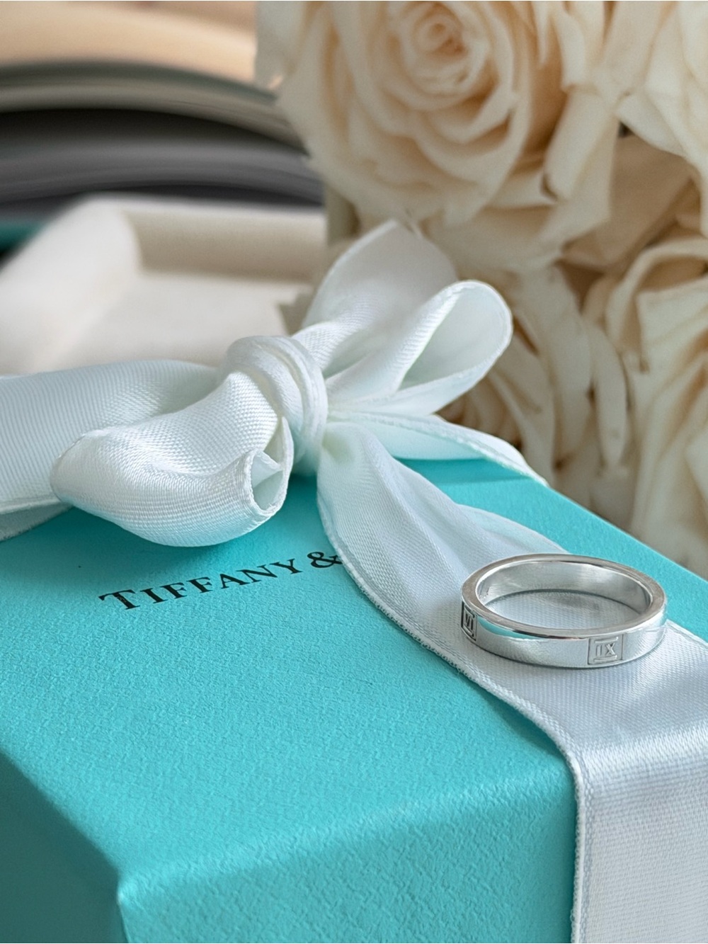 Tiffany & Co. Atlas Band Ring in Sterling Silver size 5 - Picture 12 of 15